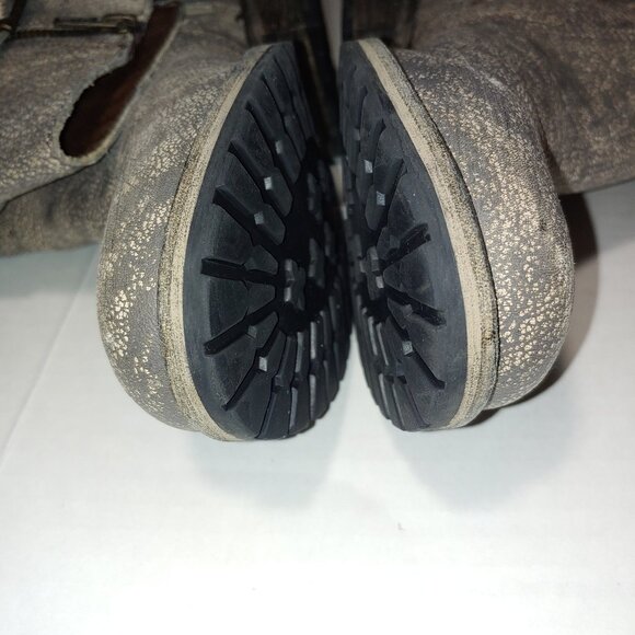 Matisse Roady Tall Distressed Leather Moto Boots size 9W  Brown - Picture 10 of 10